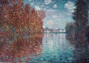 Claude Monet Autumn at Argenteuil oil painting artist